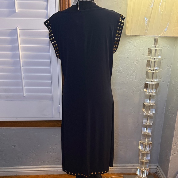 MICHAEL Michael Kors Black Dress with Gold Studs - Picture 2 of 2